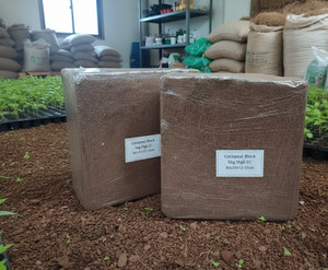 Bloque de Fibra de Coco 5kg 30 cm x 30 cm x 12 - 15 cm Alto Contenido de EC, Sustrato de Coco Premium Ideal para Cultivo Hidropónico y Plantas - Product Image 5