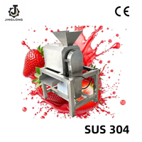 Commerciële automatische sapcentrifuge voor kweepeer, kokosmelk, mango, tomaat, sinaasappel, citroen, gember, knoflook, ananas, appel en ander fruit.