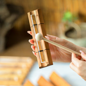 وعاء كريستالي ناطق بتردد 432 هرتز مع صوت قوي وطويل للعلاج بالصوت والتأمل - يشمل مضارب - Product Image 5