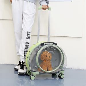 Pet açık taşıyıcı büyük kapasiteli köpek kedi sırt çantası taşıyıcı çanta tekerlekler ile Pet seyahat arabası - Product Image 2