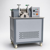 Kunststoff-Pelletiermaschine Labor-Zweiwalzenmühle Recycelte Kunststoffmischung Granuliermaschine Abfallrecycling-Testgerät CE ISO