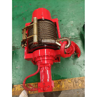 Treuil hydraulique de 25 tonnes avec freins pneumatiques et dévidoir à roue libre par Prowinch pour grue de remorquage, cabestan de traction hydraulique
