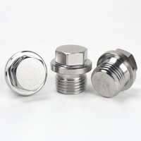 Bouchon hexagonal externe en acier inoxydable super duplex 2507, vis à tête hexagonale sur mesure pour vannes de pipeline pétrolier et gazier