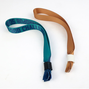 Khuyến mại bên Nhà cung cấp tùy chỉnh vải Vòng đeo tay lễ hội vải lối vào vé Ban nhạc cổ tay sự kiện satin buổi hòa nhạc dây đeo cổ tay - Product Image 6