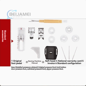 Máquina de Coser Eléctrica Multifuncional <span class=keywords><strong>Singer</strong></span> 1306, Equipo de Costura Mini de Escritorio con Remalladora para Costura Casera DIY - Product Image 3