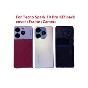 Coque arrière de batterie + Châssis intermédiaire + Lentille d'appareil photo pour Tecno Spark 10 Ki5q - Product Image 2
