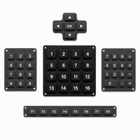 Clavier numérique personnalisé pour appareils industriels, clavier en silicone pour contrôle d'accès et sécurité, clavier à code