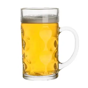 Стеклянная кружка для пива, термостойкая чашка с ананасом, кружка с толстой ручкой, кружка для пива, индивидуальные кружки для пива
