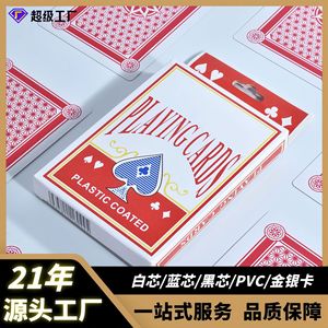 Cartes à jouer 57x87mm, coins arrondis, revêtement plastique, pour jeux de cartes et fêtes - Product Image 5