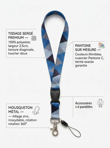 <span class=keywords><strong>Cordon</strong></span> de cou tissé diagonale BSBH de haute qualité, personnalisé, pour porte-<span class=keywords><strong>badge</strong></span> et porte-carte - Product Image 6