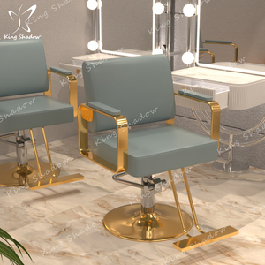 Mobilier Commercial de Salon de Coiffure Fauteuil de Coiffage pour Salon de Beauté Chaise de Coiffeur Moderne Prix de Gros - Product Image 2