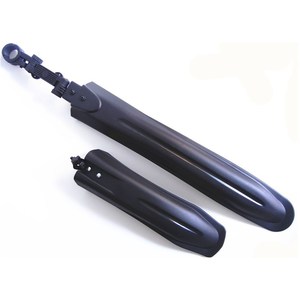 Gt Garde-boue allongé pour VTT, en plastique noir, durable, à dégagement rapide, accessoire de cyclisme - Product Image 4