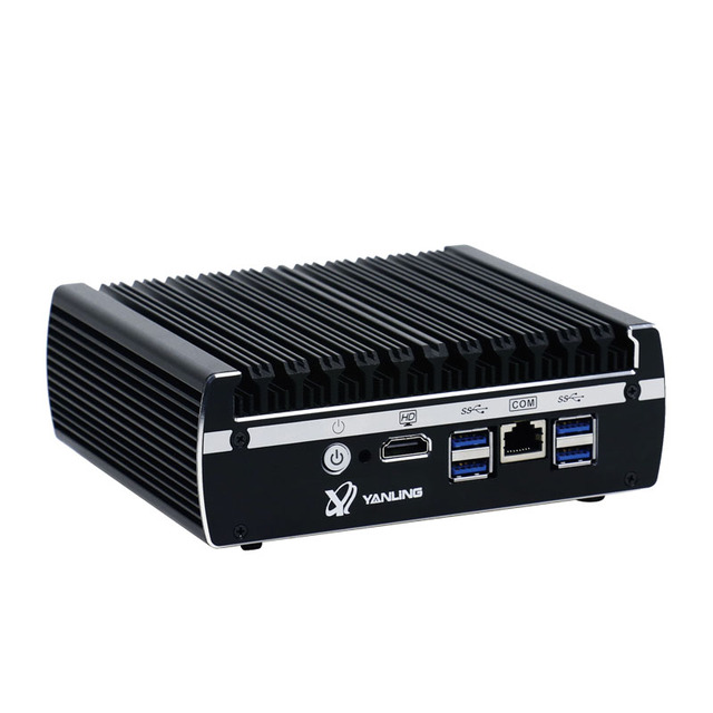 Barebones Mini PC 6 Lan Firewall VPN Network Security Router RJ45 Serial Port Console Fanless Core I3 8130U 1Gbps Stock