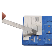 Gratte-pâte électronique BGA, couteau à souder, grattoir en métal, pâte à souder, outil d'ouverture pour la réparation des téléphones portables, 1 pièce