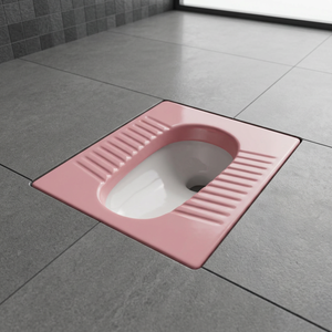 Coffee Burgundy <b>Ceramic</b> Orissa <b>Pan</b> Indian Style Squatting Toilet Washdown Floor Mounted WC for Public Bathroom - Product Image 5