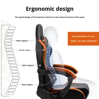 Chaise de jeu en cuir personnalisée, chaise d'ordinateur, siège de compétition pour la maison et le dortoir, inclinable, réglable en hauteur, pivotante, moderne et simple