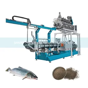 तीन चरण अस्थायी डूब मछली फ़ीड उत्पादन मशीन स्वत: प्रसंस्करण उपकरण