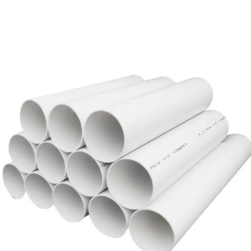 5 Zoll Durchmesser 8 Zoll weiße Leitung Entwässerung Wasser PVC Kunststoff Rohr Linie Größen Preisliste