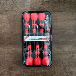 7Pc Industrial Insulated <b>Screwdriver</b> Set Cross Flat Head 500V Anti-Slip Handle For Electrical Repair - Product Image 1