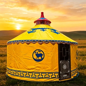Yurt mongol sur mesure, tente 4 saisons avec un design <span class=keywords><strong>d</strong></span>'aménagement flexible et des yurtes mongoles en <span class=keywords><strong>vente</strong></span> pour un espace extérieur personnalisé - Product Image 3