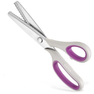 Professional <b>Pinking</b> Shears Heavy Duty Stainless Steel Blade Fabric Zigzag Cutting Scissors for Finishing Industrial Sewing <b>Tool</b> - Product Image 5