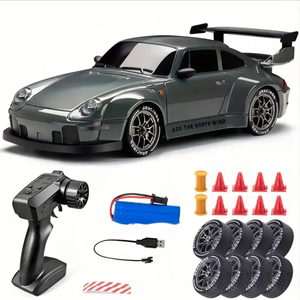 Mini Coche RC de Control Remoto 2.4G <span class=keywords><strong>a</strong></span> Escala Completa, Modelo de Carreras y Derrapes, Escala 1:24, con Luces, Velocidad Máxima 20 km/h - Product Image 2