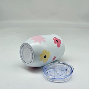 Gobelet isotherme en acier inoxydable de 12 oz, anti-fuite, motif Joyeuses Pâques, double paroi, thermos sous vide, maintien au froid pendant 6 à 12 heures - Product Image 3