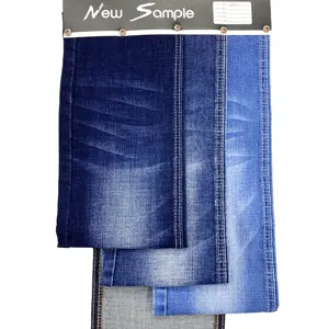 Prix de gros tissé 9.8oz rouleaux de coton polyester élasthanne denim jeans tissu textile