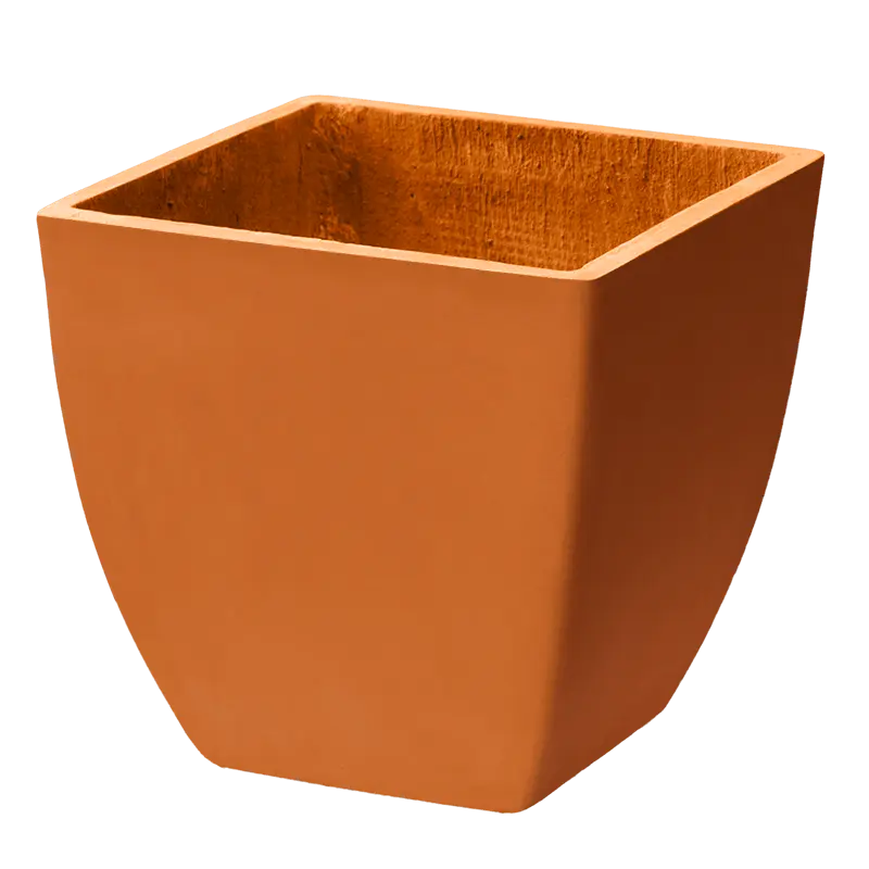 Trapezoid fiberglass flower pot in bulk