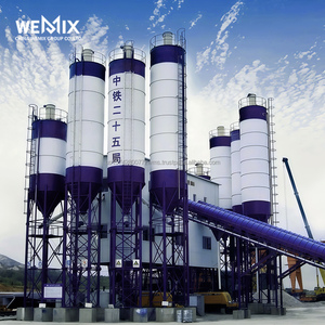 HZS180 m3/h Centrale à béton Ligne de production de béton stationnaire prête à l'emploi Machinerie mètre cube Centrale à béton - Product Image 1