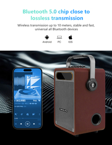 Ihomelife 2025 מפעל רמקול חיצוני נייד קריוקי נייד הוביל רמקול מפלגה עם מיקרופון אלחוטי Bt באיכות גבוהה - Product Image 6