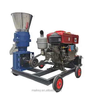 Large Commercial Agricultural Feed Pellet Machine Cattle Fish Poultry Feeding Processing machine Pellet Mill Series 37kw 380v