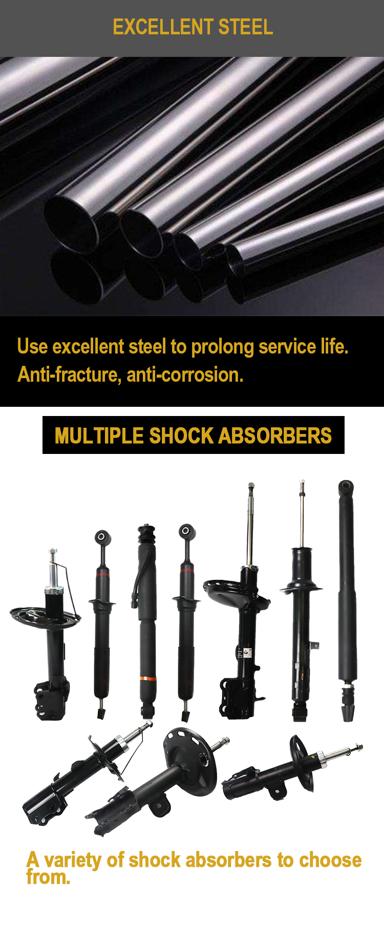 AIZHIBUPIN 48510-8Z048 Shock Absorber for Toyota CAMRY