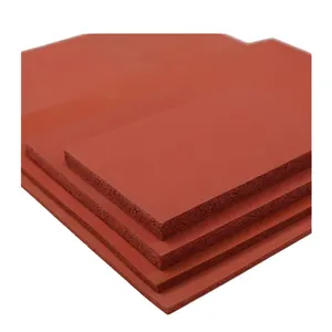 Fábrica fornecimento resistente ao calor silicone esponja folha espuma de silicone para hot stamping