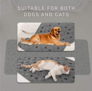 Individuelle anti-kratzer rutschfeste waschbare Überwurf-Hundebettbezug Haustier-Bettdecke reversibel 100% wasserdicht - Product Image 5