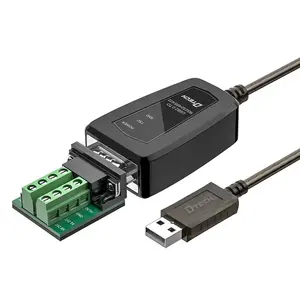 1.5M USB 2.0 To RS232/485/422 DB9 Serial 9 Pin Cable Adapter Supports For Windows 10 8 7 Linux