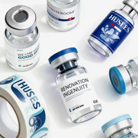 Étiquettes personnalisées pour flacons de peptides de 3 ml/5 ml, autocollants intérieurs avec boîtes individuelles assorties