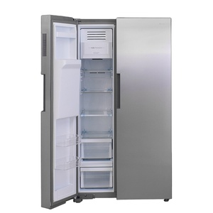 Réfrigérateur-congélateur côte à côte noir en acier inoxydable 436L 220V/50Hz, sans givre, économe en énergie, le plus vendu pour usage domestique - Product Image 2