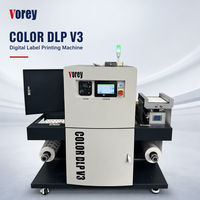 Imprimante d'étiquettes numériques industrielle Vorey COLOR DLP V3, impression d'étiquettes en couleur sur rouleau, machine d'impression d'étiquettes pour l'alimentation, les cosmétiques, le vin