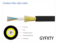 1 2 4 6 8 12 24 48 96 144 Câble de dérivation ADSS FTTH GYFXTY GYXTW FIGURE8 à fibre optique monomode haute vitesse intérieur/extérieur