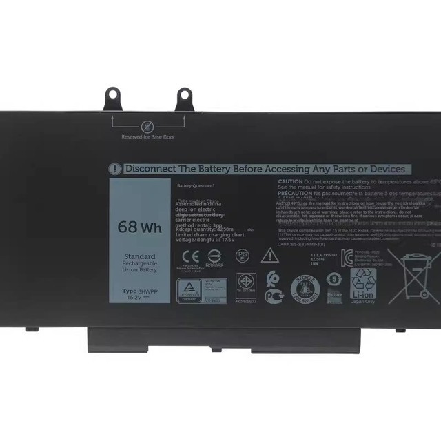 For Latitude 5401 5410 3541 3551 3HWPP Rechargeable Lithium Laptop Battery (4 Cells) in Stock