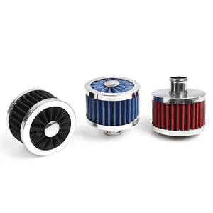 Filtro de aire de 23 mm con cabezal pequeño tipo hongo para modificación de automóviles, opciones de color negro, rojo y azul - Product Image 3