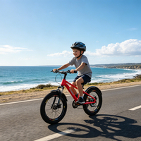 Vélo de montagne pour enfants de 20 pouces, fabriqué en Chine, vente chaude, avec siège de sécurité, 7 vitesses, jantes colorées, pour adolescents et enfants de 5 à 16 ans