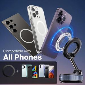 Logotipo Personalizado Universal 360 °   Soporte Magnético para Teléfono de Coche - Súper Fuerte Succión y Soporte Ajustable para Todos los Teléfonos Móviles - Product Image 5