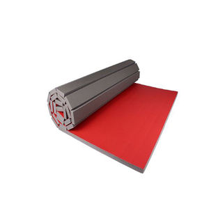Tapis enroulable Portable tapis <span class=keywords><strong>de</strong></span> piste <span class=keywords><strong>de</strong></span> <span class=keywords><strong>danse</strong></span> tapis <span class=keywords><strong>de</strong></span> Surface utilisé Cheerleading école déploiement arts martiaux XPE tapis en mousse - Product Image 2