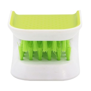 فرشاة تنظيف متعددة الأغراض على شكل حرف U ذات وجهين من ABS+PP بشعيرات صلبة لتنظيف أدوات الطعام وحماية اليدين وغسيل السيارات - Product Image 2