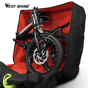 WEST BIKING Sac de <span class=keywords><strong>transport</strong></span> pliable pour vélo portable, imperméable, multifonction, <span class=keywords><strong>housse</strong></span> de rangement anti-poussière pour vélos de route, BMX, voyage - Product Image 3