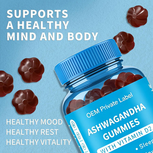 Gomitas de Ashwagandha y Hongos con Etiqueta Privada Personalizada, Suplemento Dietético para Mejorar la Calidad del Sueño y Apoyar la Memoria y la Concentración - Product Image 4