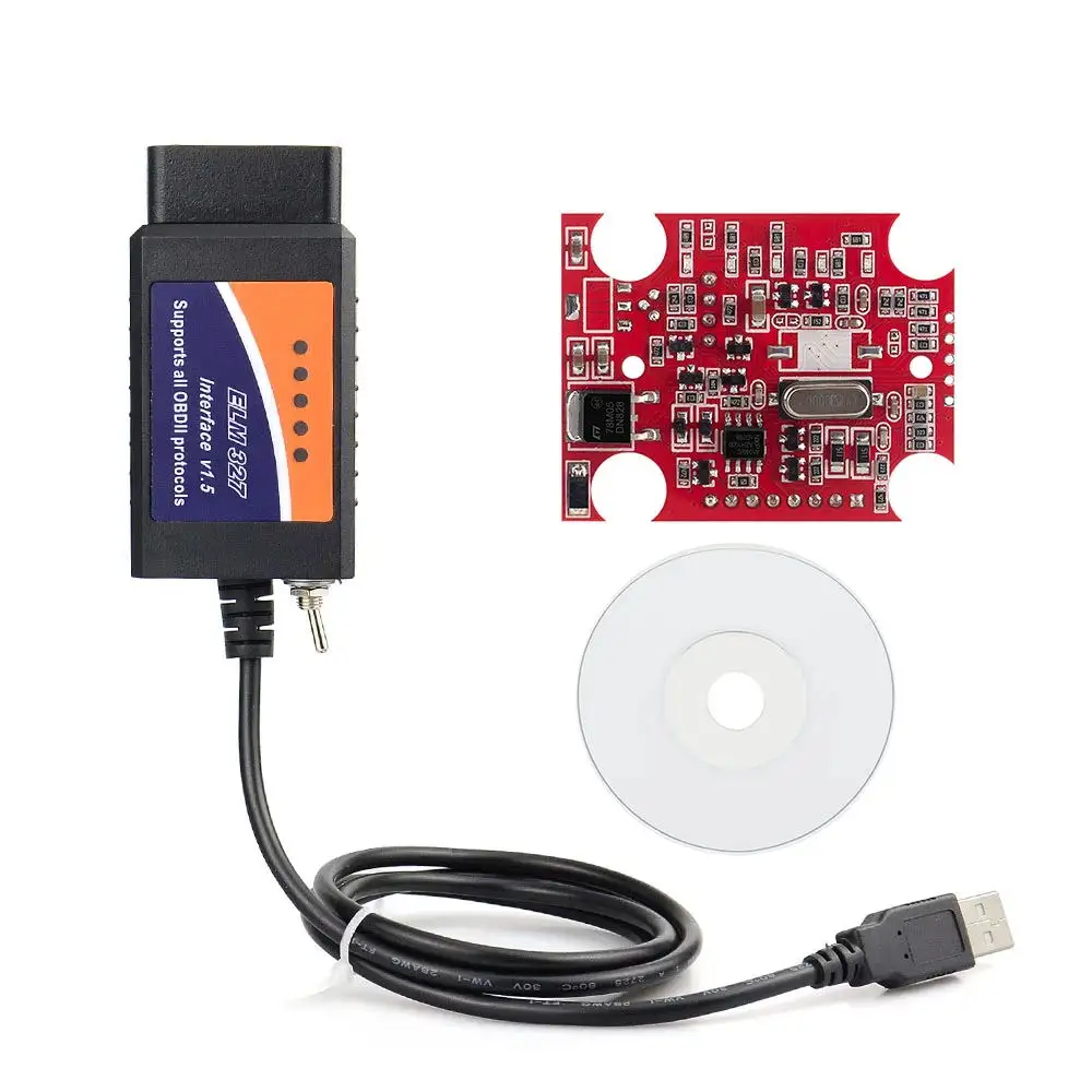 الأفضل ELM327 USB مع 25K80 رقاقة أداة تشخيص رمز الماسح الضوئي قارئ السيارات ELM 327