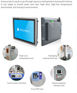 15 นิ้ว All in One Pc ฝัง, <span class=keywords><strong>led</strong></span> Touch อุตสาหกรรมฝังจอภาพคอมพิวเตอร์ PC, กันน้ําอุตสาหกรรมคอมพิวเตอร์สีดํา Android - Product Image 5